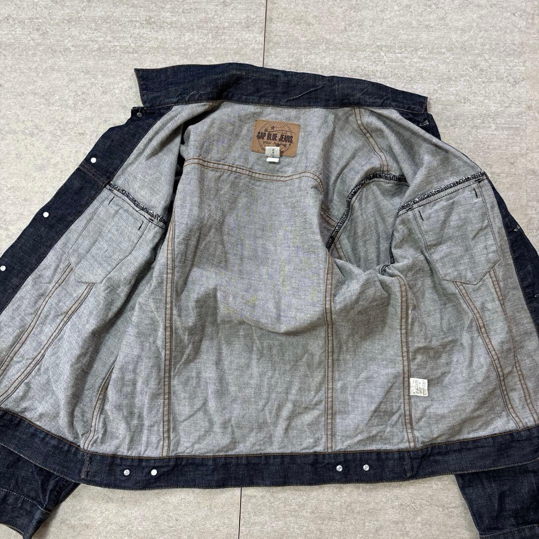 90s 貴重 OLD GAP ギャップ デニムジャケット Gジャン Lサイズ