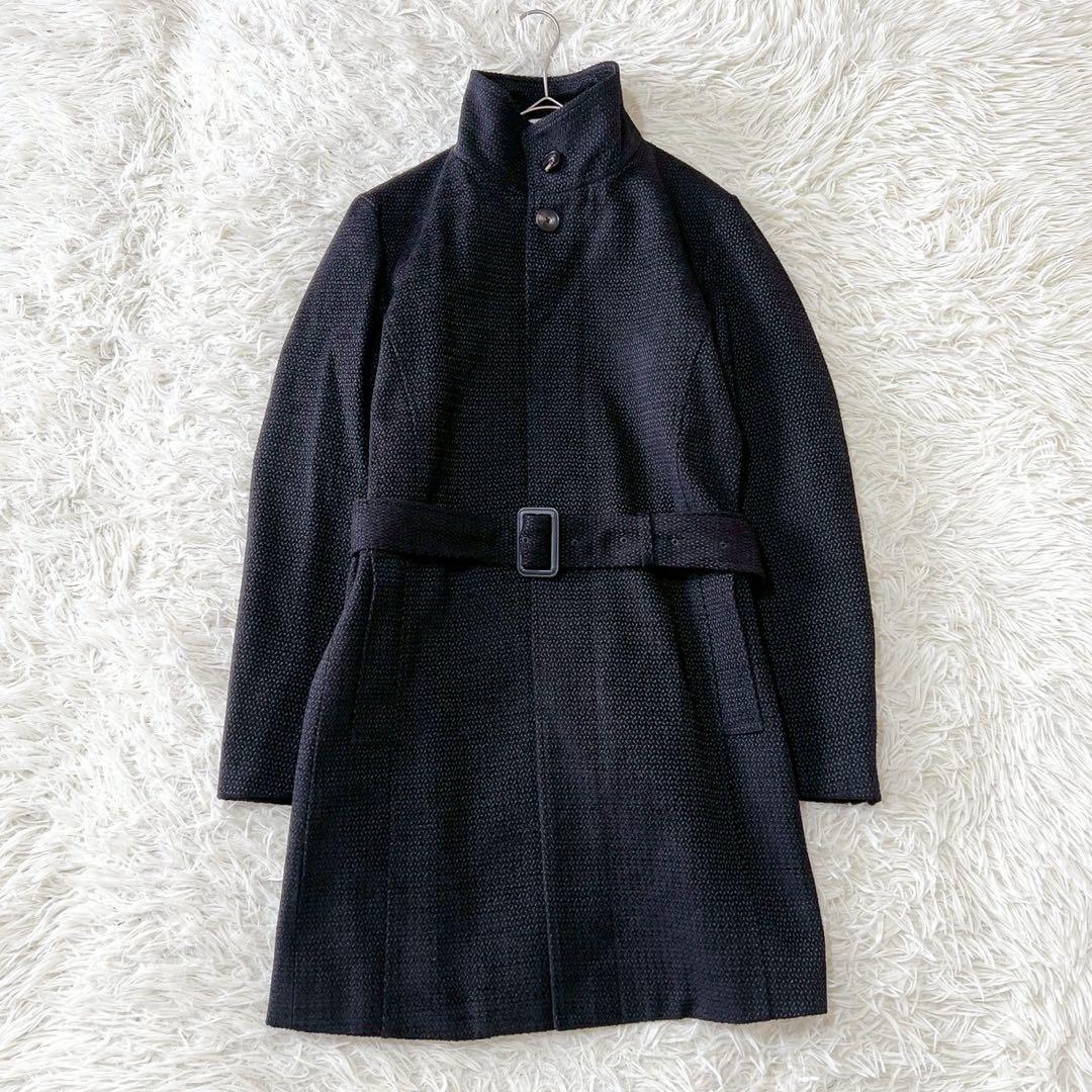 《ハイストリート》 (M) ジオメトリックモールスタンドコート エレガンス 上品