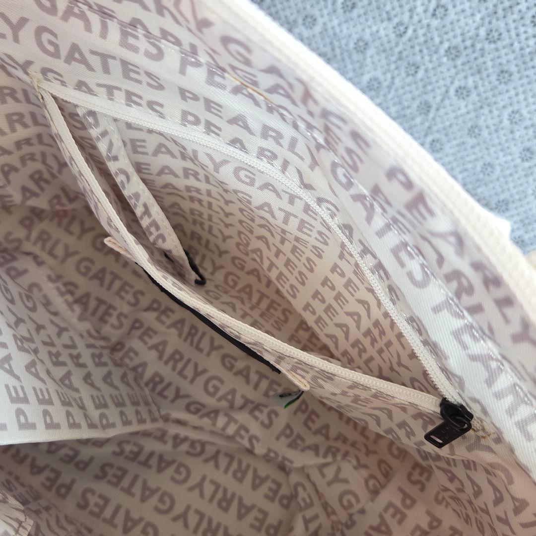 《美品》PEARLY GATES パーリーゲイツ ゴルフ カートバッグ ホワイト