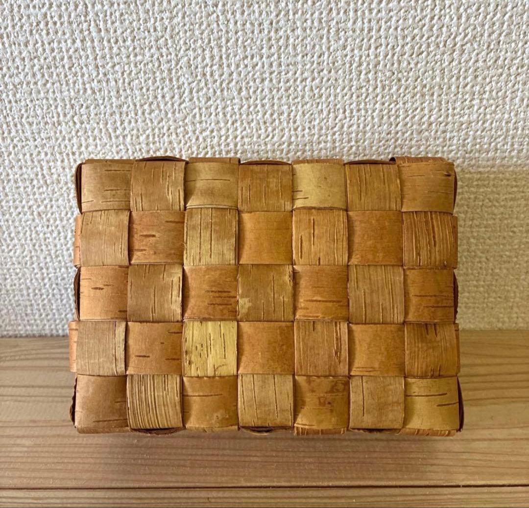 白樺細工 白樺かご 根かがりかご