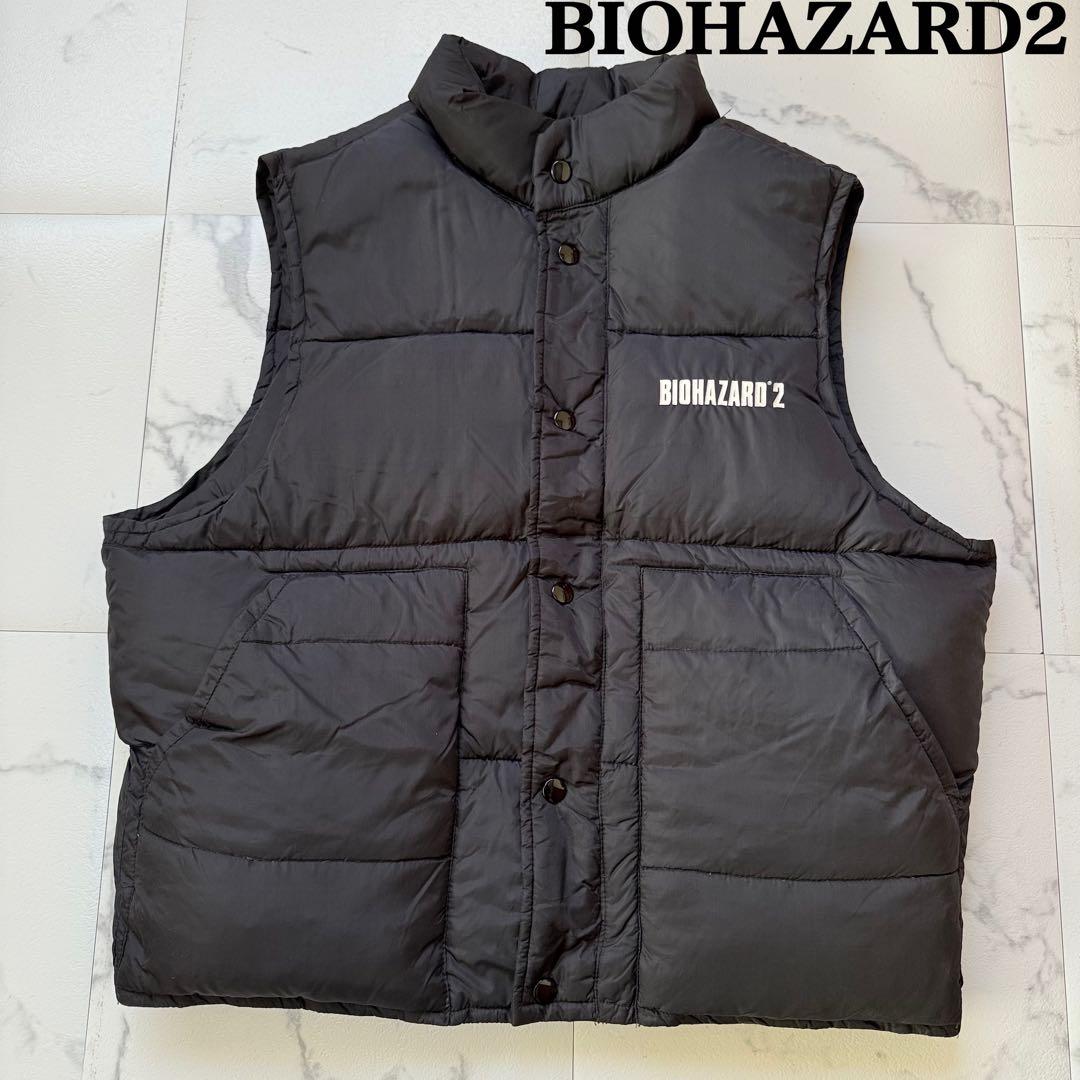 BIOHAZARD2 バイオハザード2 非売品 ダウンベスト ブラック 希少