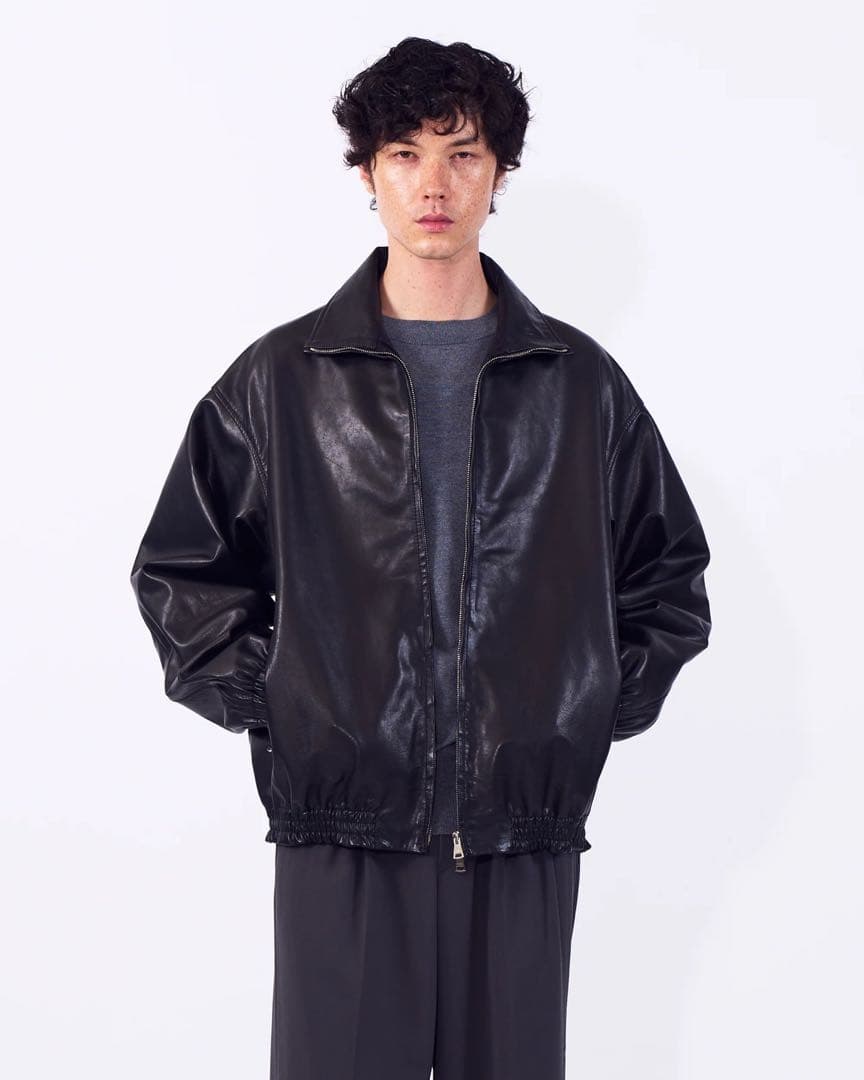 ‼️新品未使用‼️YOKE/Carf Leather Truck Jacket ②