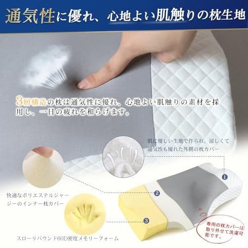 枕 首が痛くならない 低反発 まくら 低め高め選択可能 横向き寝 仰向け寝 通p