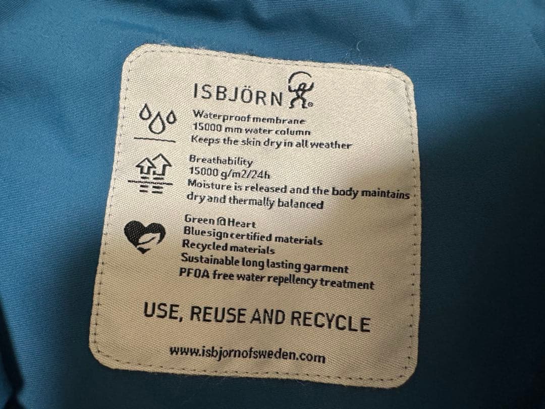 ISBJÖRN イスビョン　スキージャケット