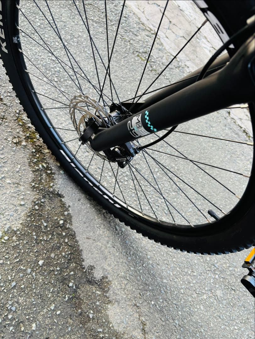 Bianchi マウンテンバイク 29インチ ブラック/ターコイズ