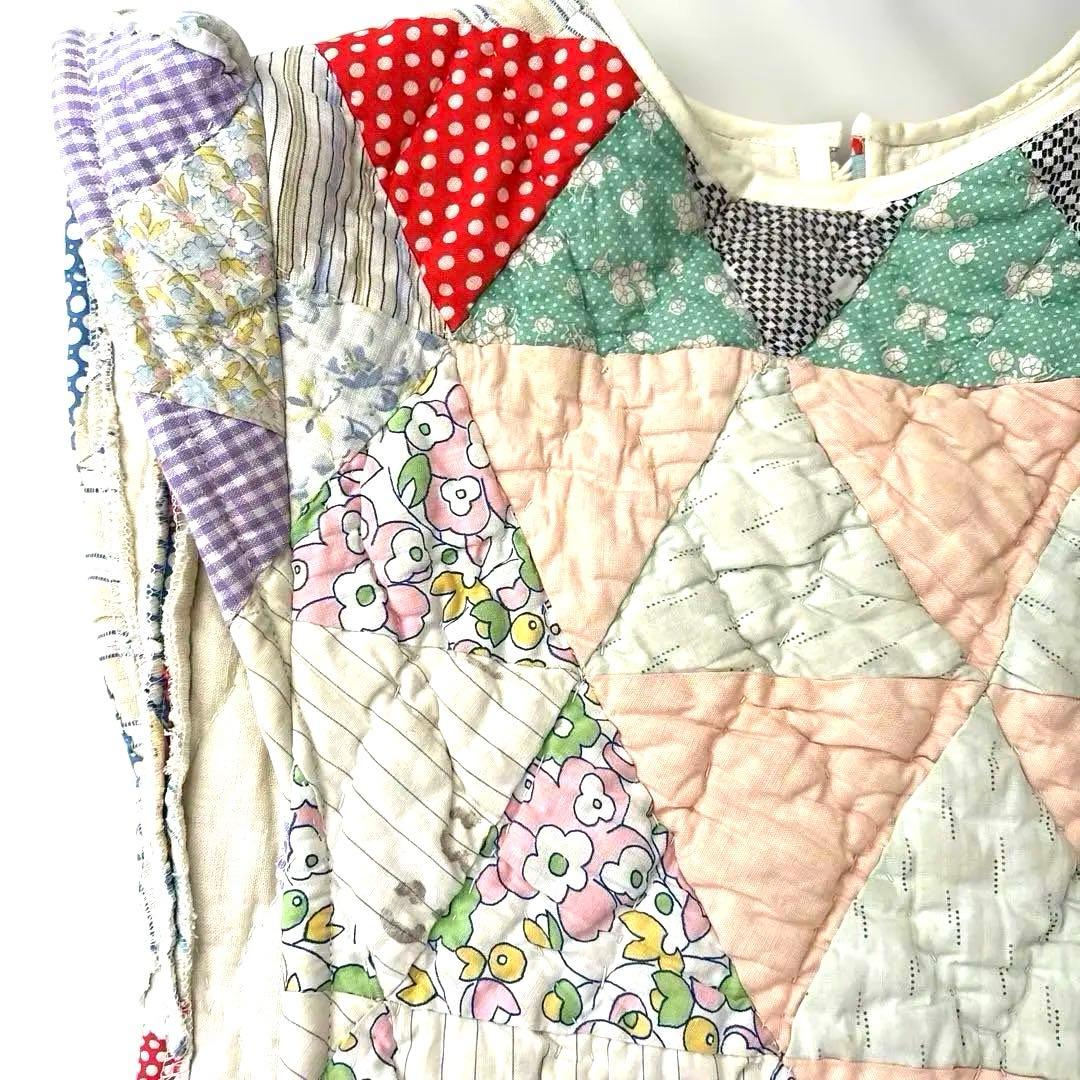 @*@様 オークションnude vintageパッチワーク キルト ベスト