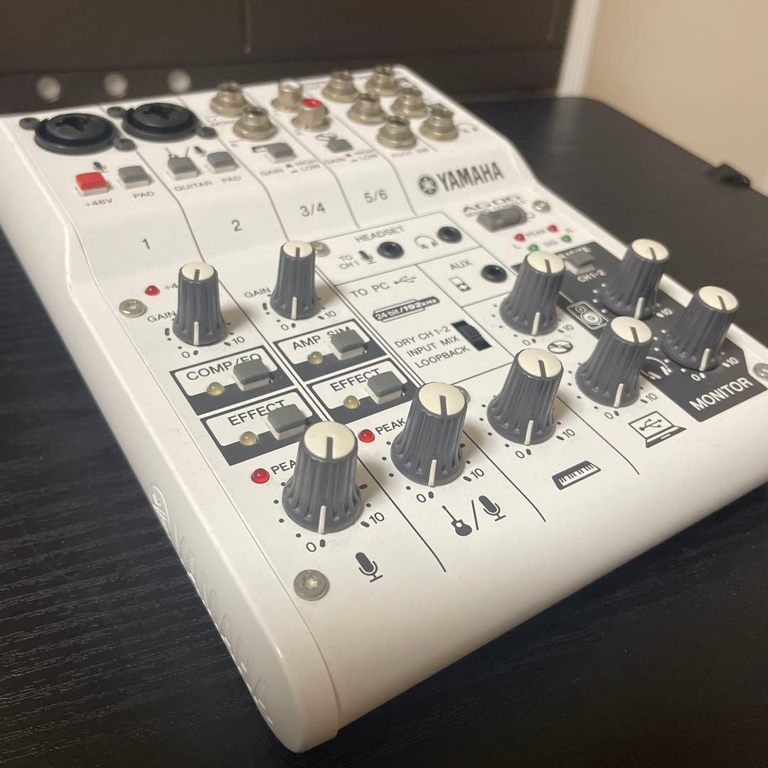 YAMAHA ウェブキャスティングミキサー AG06 箱・ケーブル付き