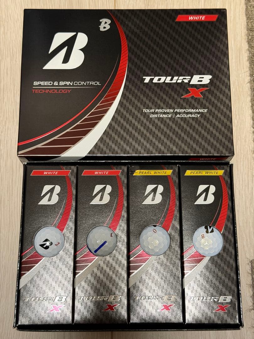 【未使用】ブリヂストン TOUR B X 2022年 1ダース（プロ支給品含む）