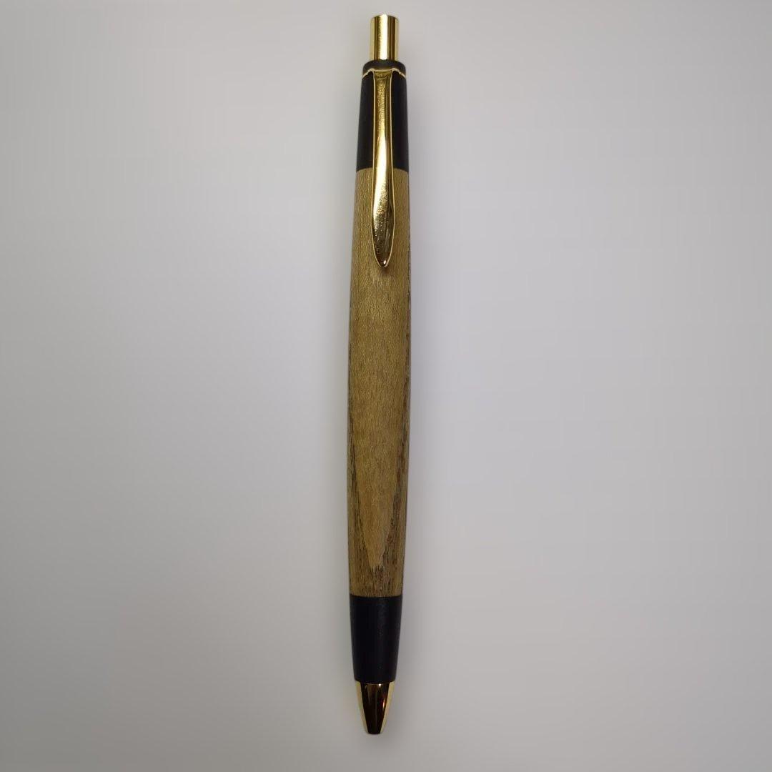 【美品】ボナンペン　槐　真鍮金具　シャープペン 0.5mm　箱付き