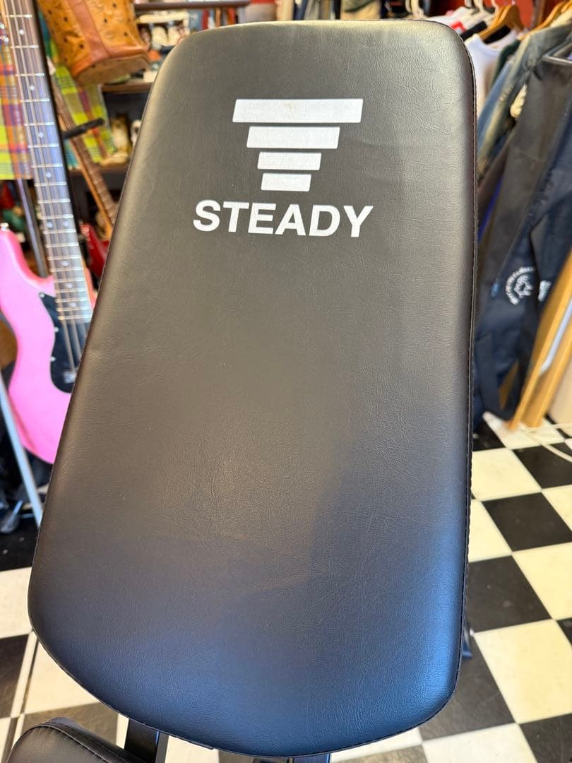 STEADY トレーニングベンチ 角度調整可能 ブラック