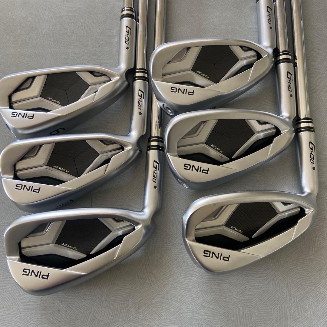 PING G430 アイアンセット 6-9 W 45 レフティ