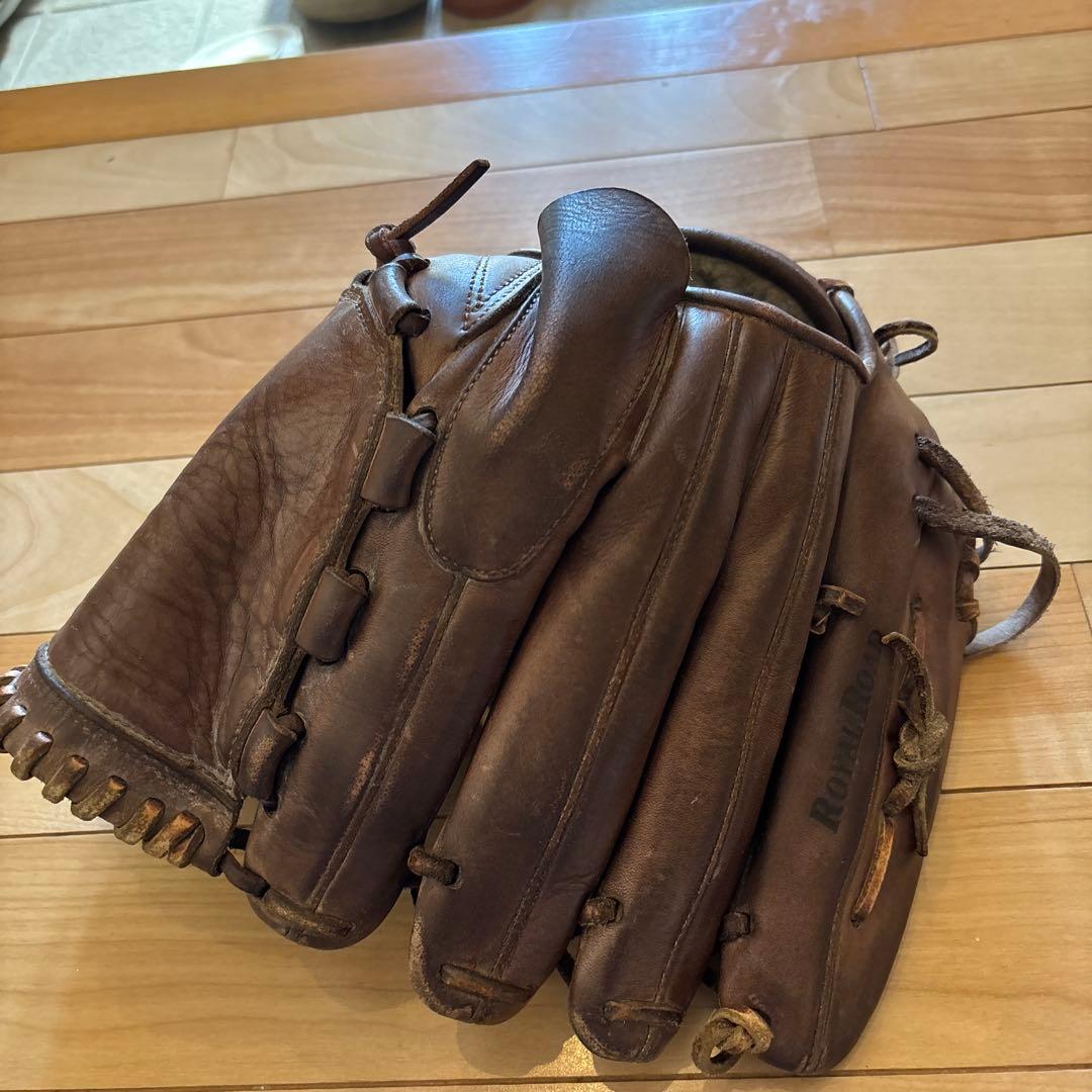 アシックスゴールドステージ硬式野球グローブ ブラウン レザー