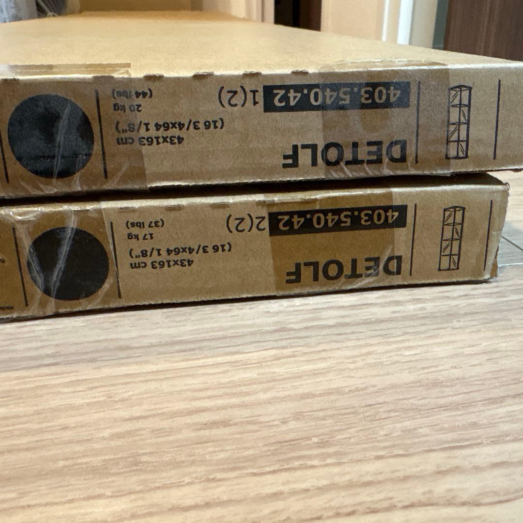 廃盤　IKEA デトルフ　DETOLF ガラス扉キャビネット　未開封　新品