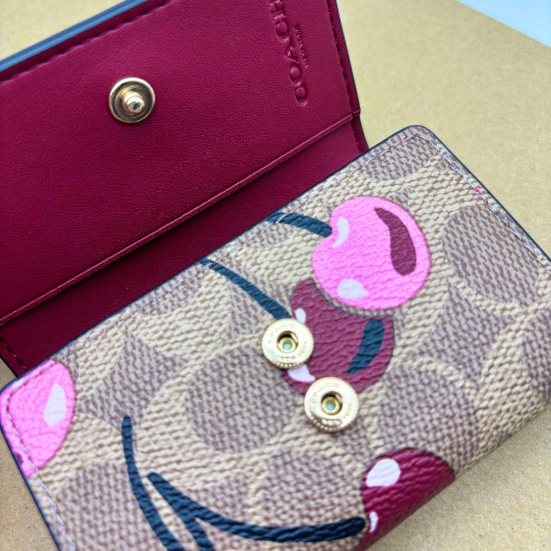 【COACH☆新品】☆ファイブ リング キー ケース☆シグネチャー キャンパス☆