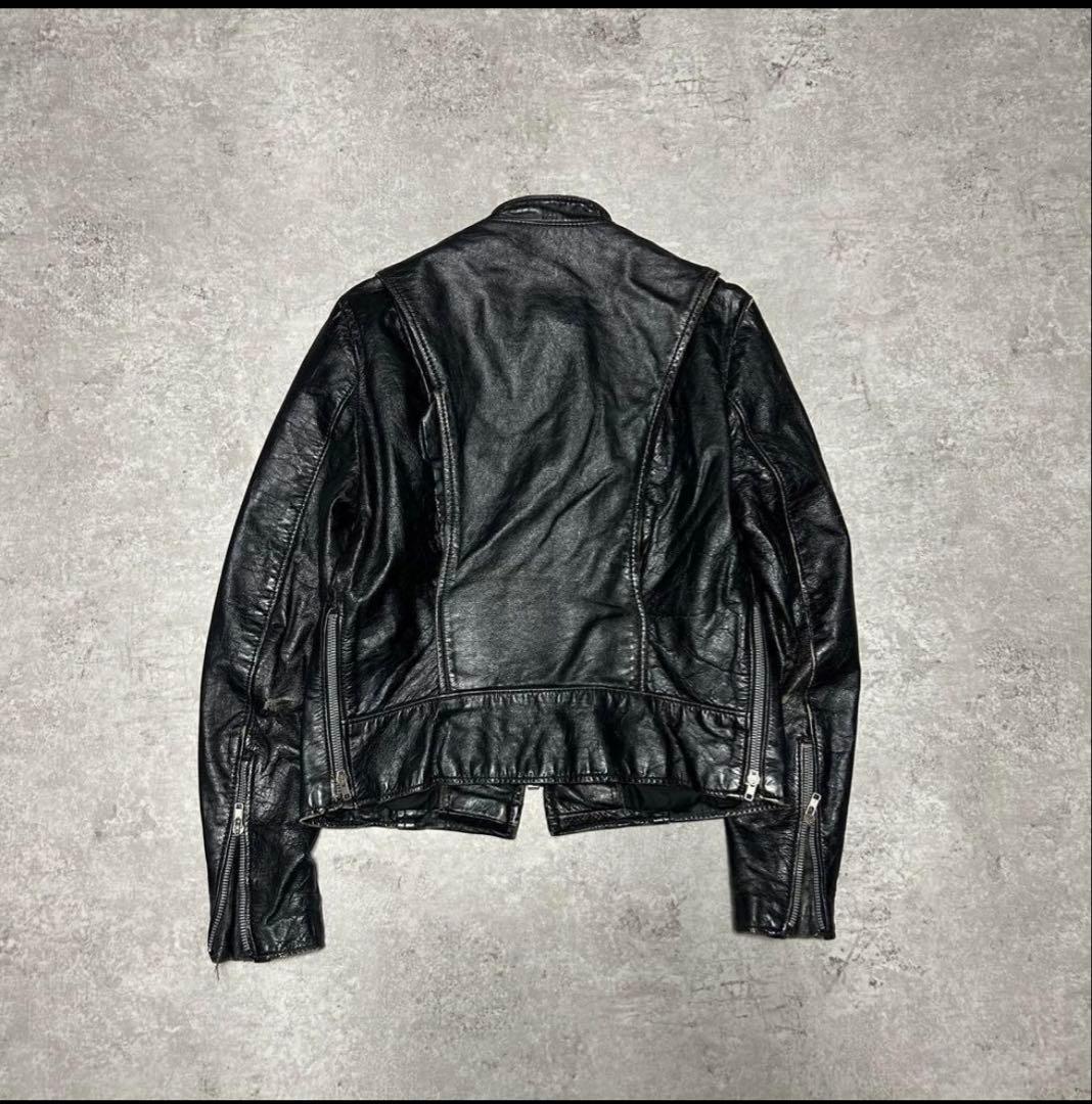じ*ー様 80s BROOKS USA製 シングル レザージャケット　本革
