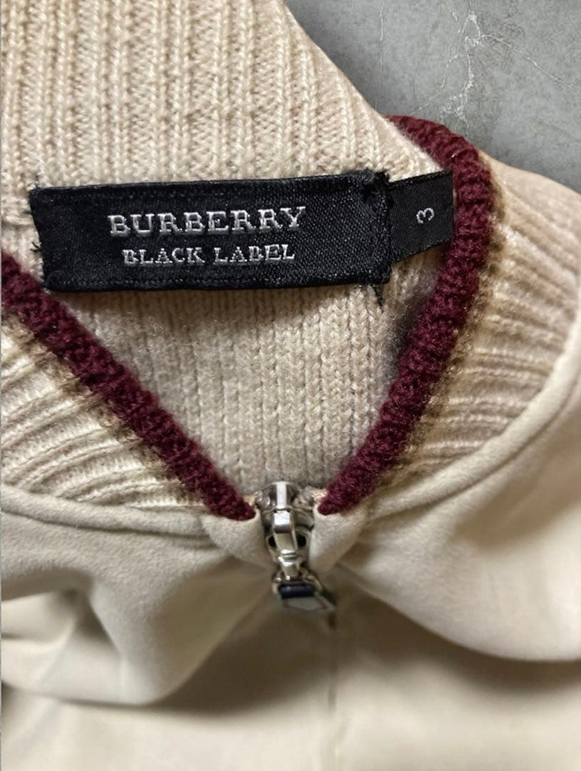 BURBERRY BLACK LABEL トラックジャケット　スエード　古着