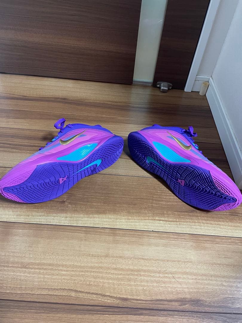 （トラ）Nike バスケットボールシューズ パープルピンク