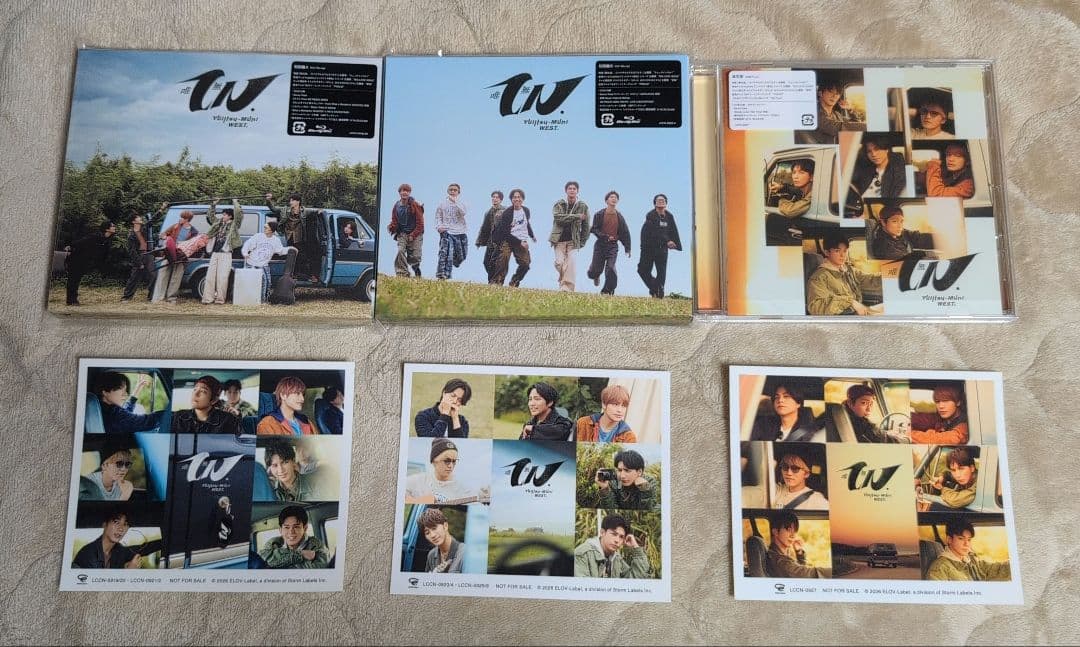 唯一無二 WEST. 三形態セット (初回A・初回B・通常盤)　Blu-ray