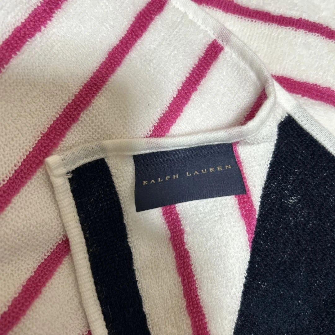 新品ラルフローレン　バスタオル2枚セットRalph Laurenボーダー ポロ
