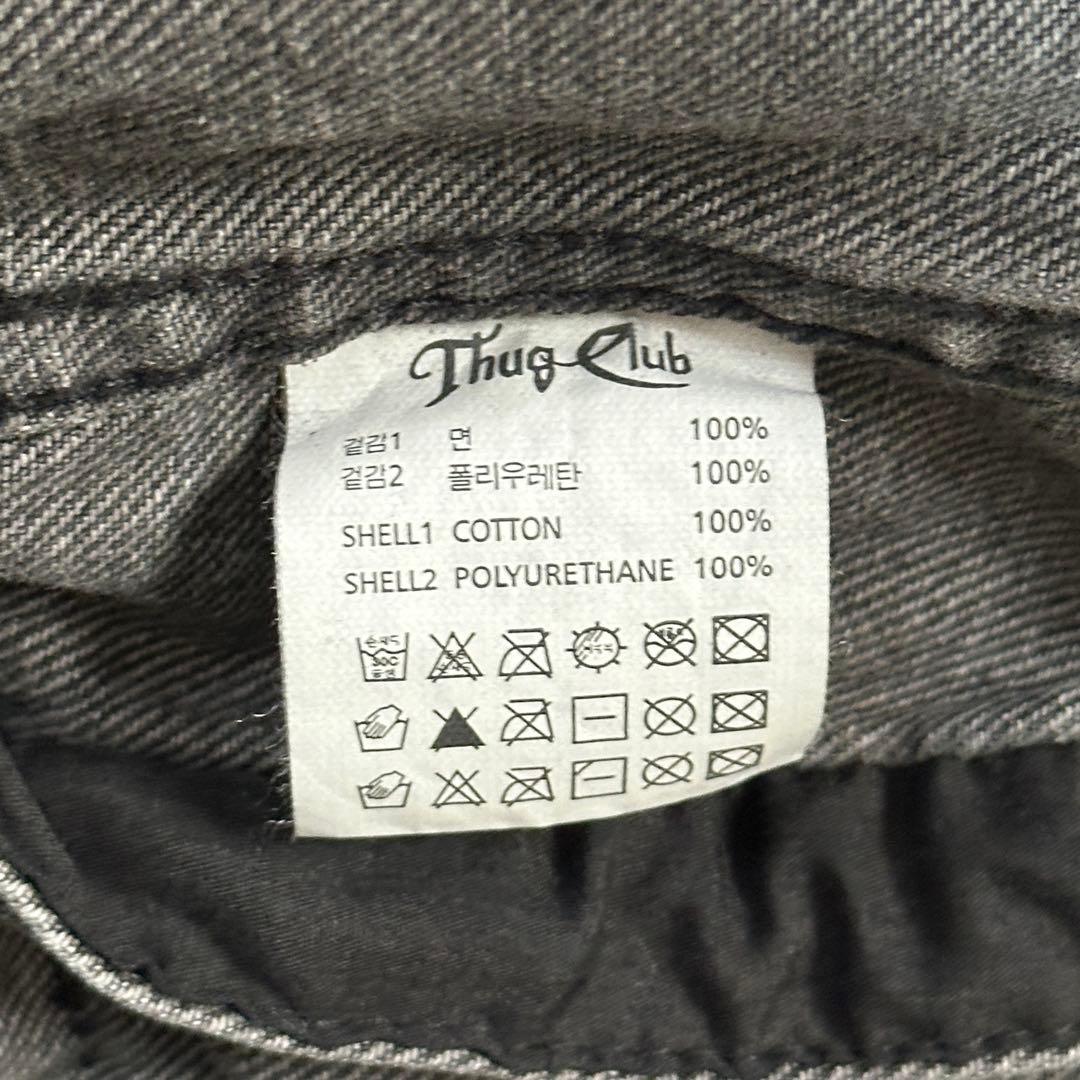 ゆうみTHUG CLUB トライバル デニムパンツ ジャケット XL