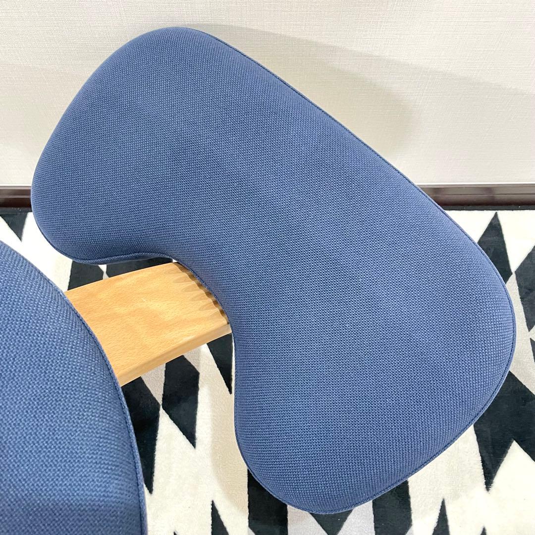 【mi】バランスチェア バランスイージー ネイビー 中古品