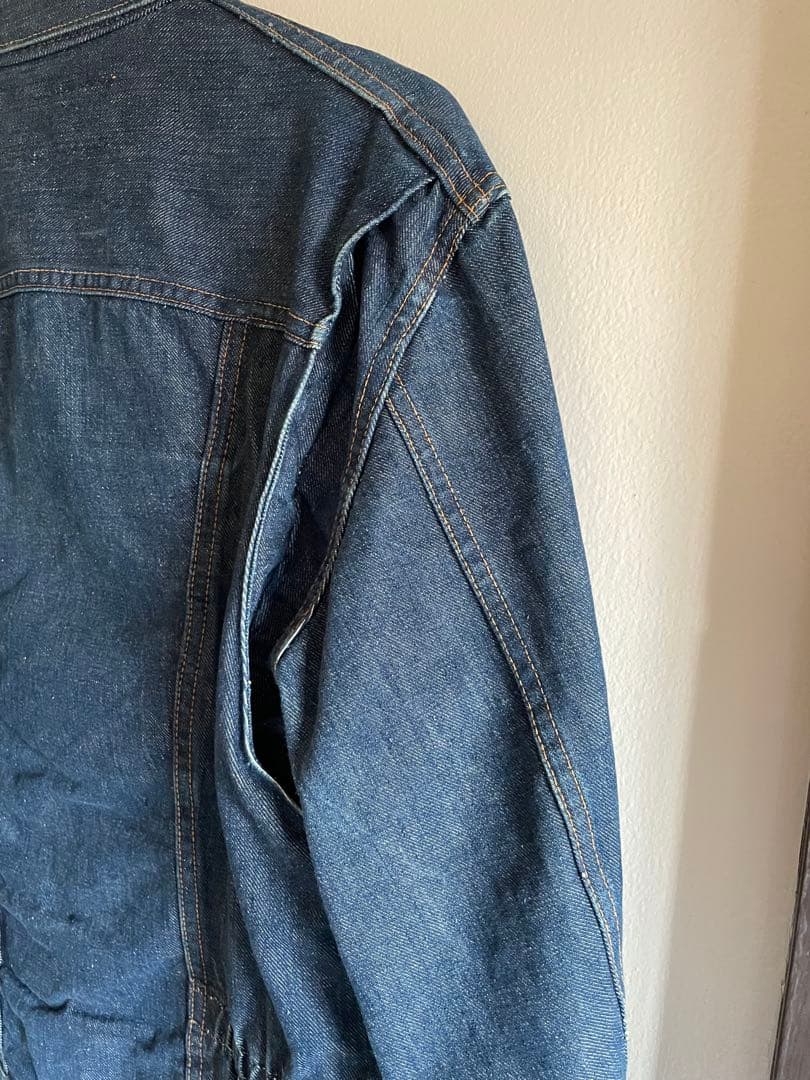 極上 60s Wrangler 24MJZ 縦ベル デニムジャケット 42 希少