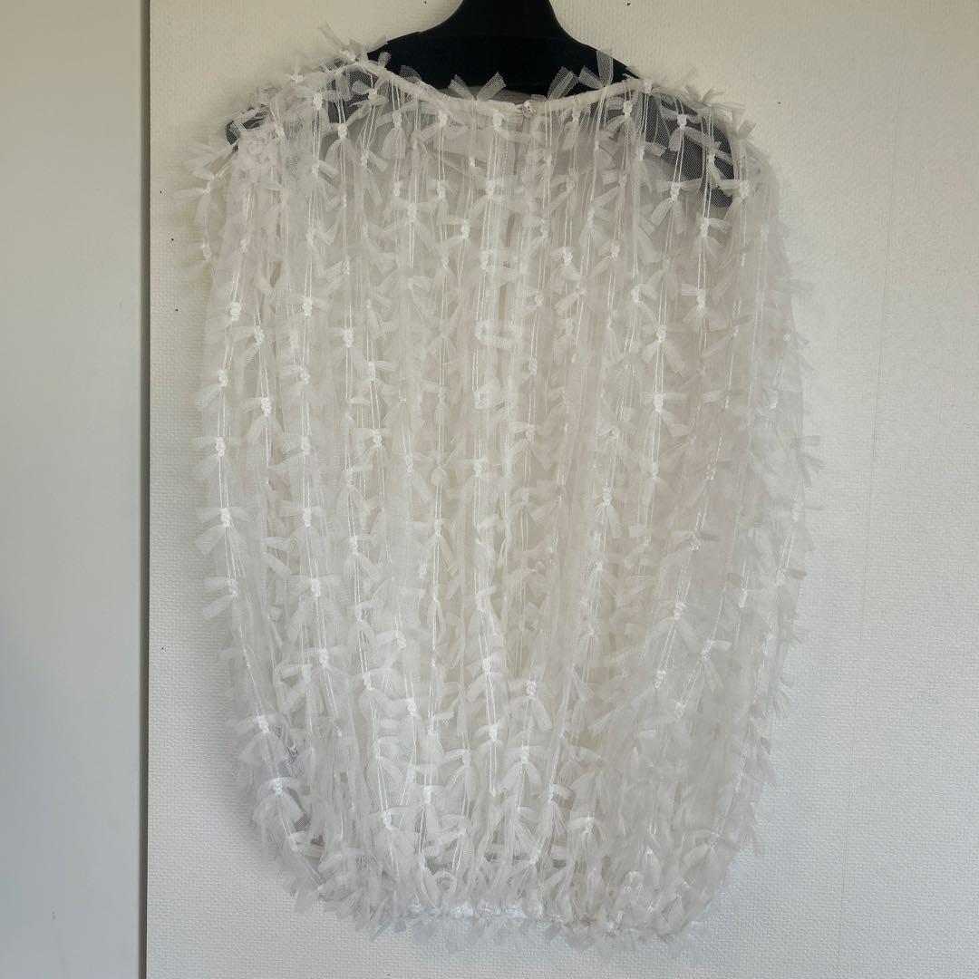 yori shiroconリボンチュールジレ