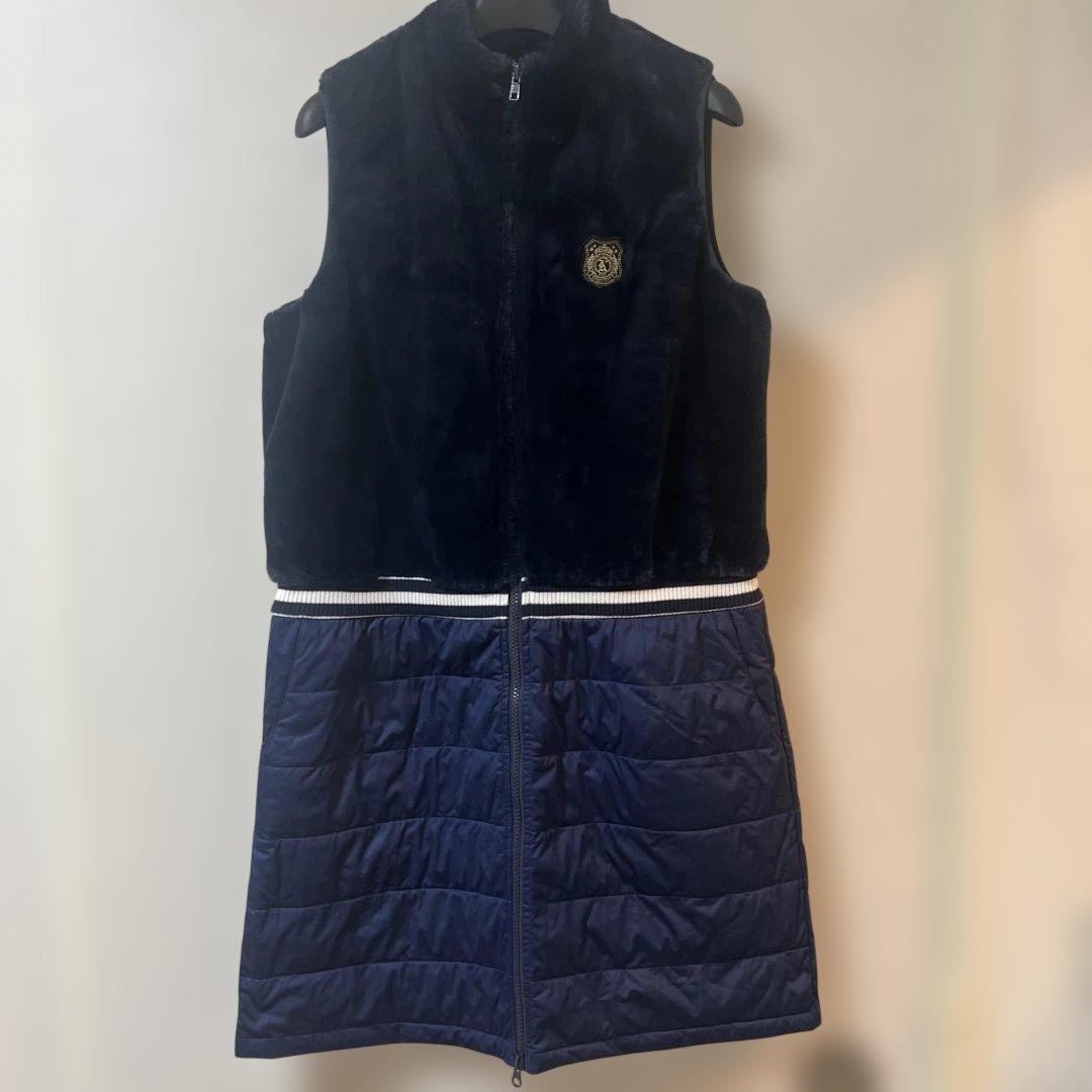 LLサイズ　kolwin コルウィン中綿 ノースリーブ ワンピース