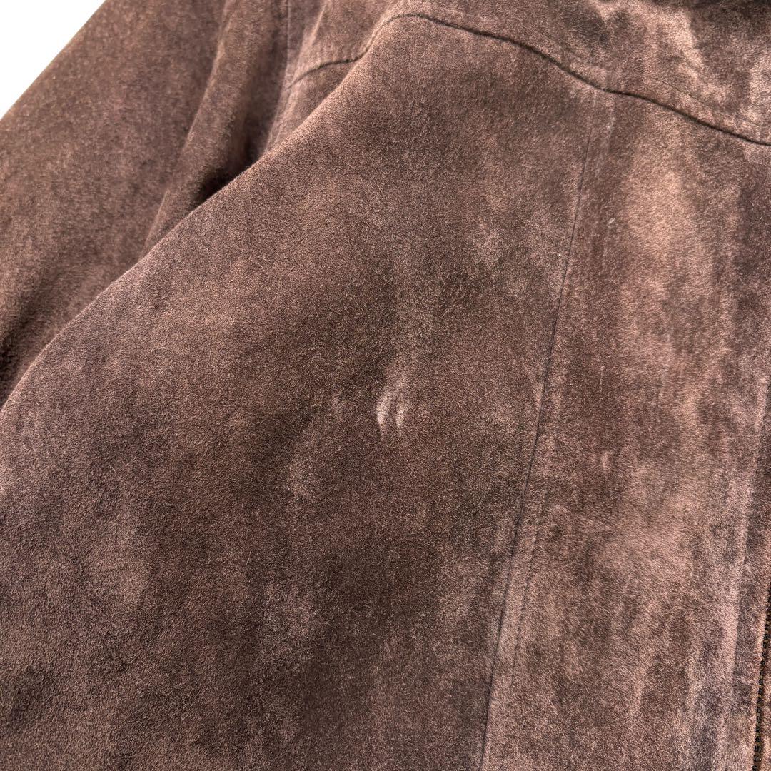 ジャケット・アウター 00s eddie bauer suede leather coat brown
