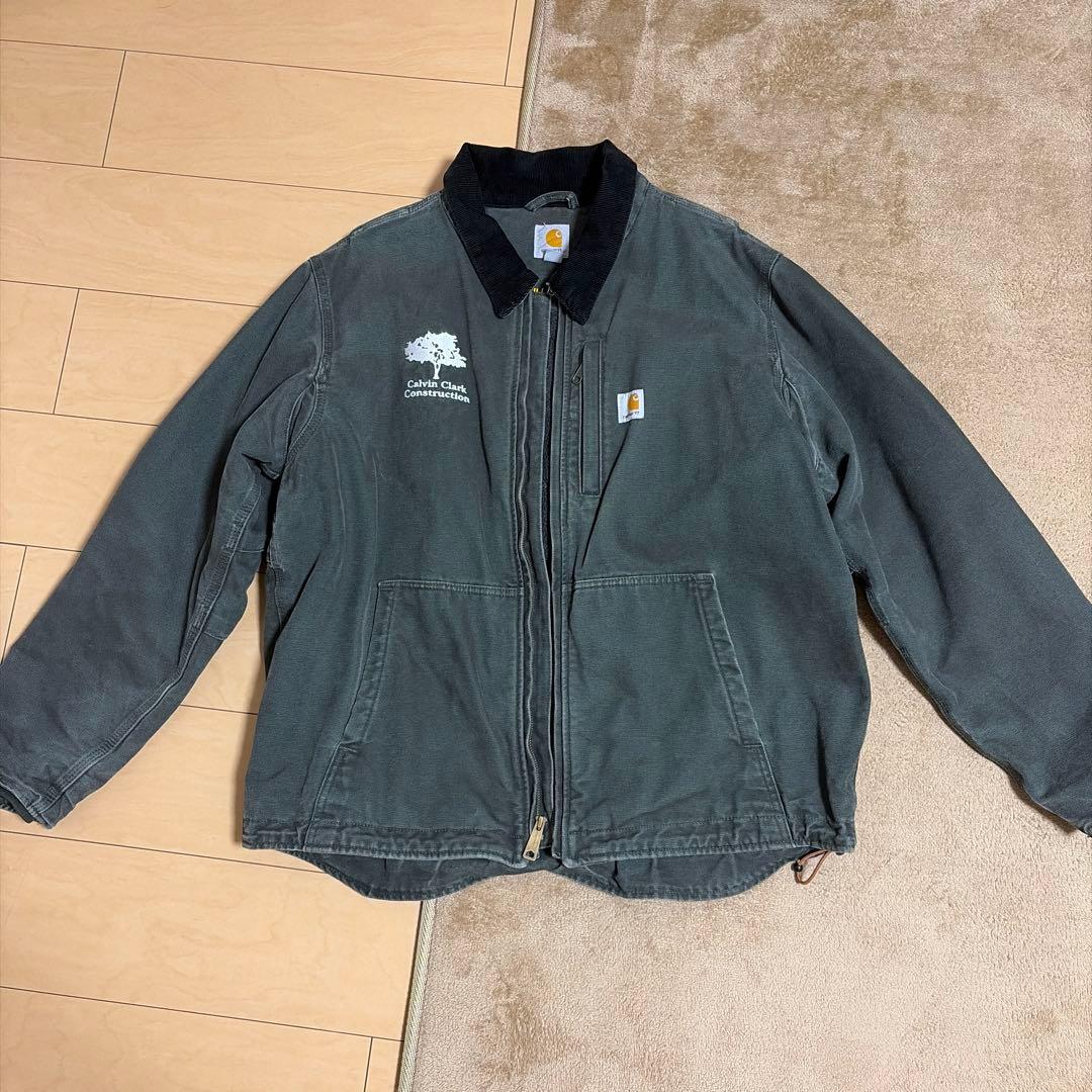 Carhartt グリーン　デトロイトジャケット