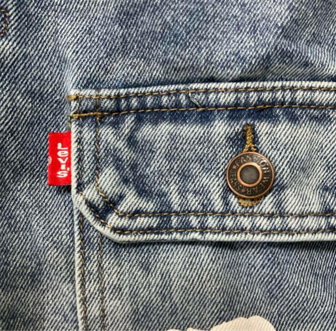 M*ジ様 Denim tears Levi's 花柄デニムジャケット S デニム