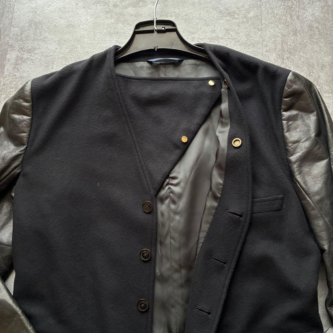 Lサイズ　【12aw ランウェイ】ポールスミス レア 深海 レザー ジャケット