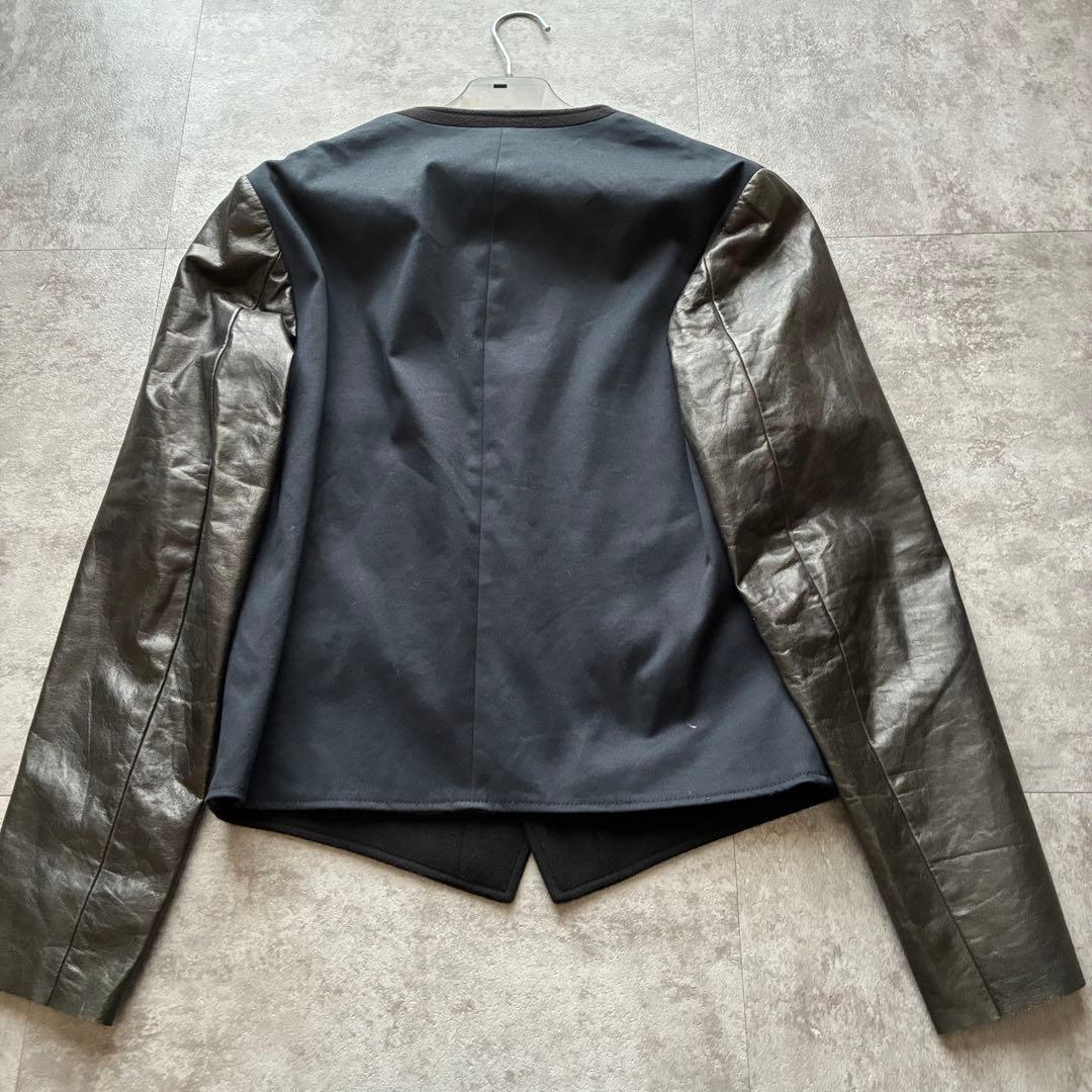 Lサイズ　【12aw ランウェイ】ポールスミス レア 深海 レザー ジャケット