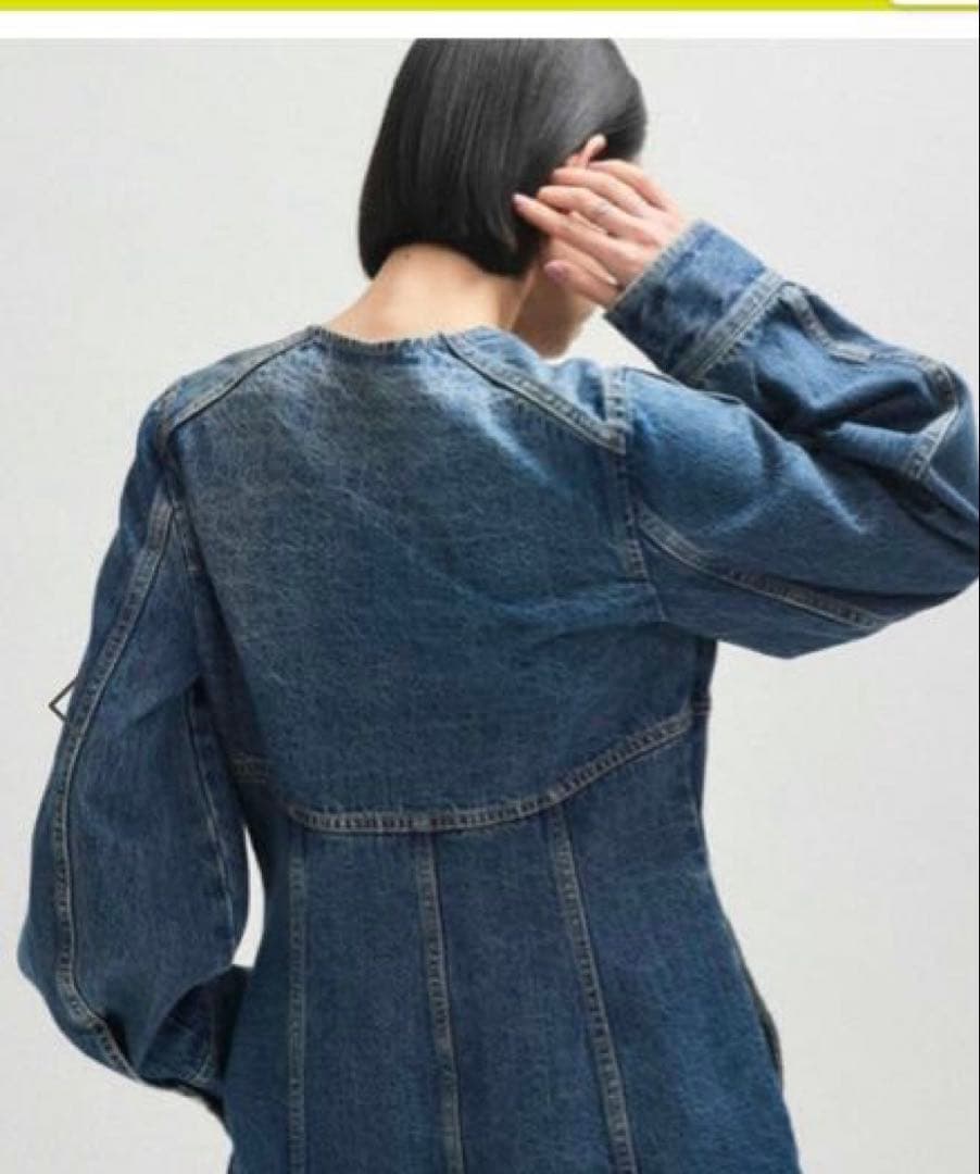 ADAM ET ROPÉ FEMMEアダムエロペ フロントホックデニムブラウス
