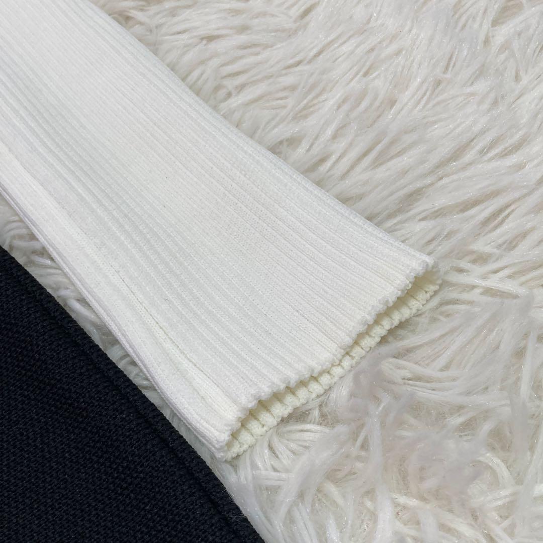 BARNEYS NEW YORK 切り替えワンピース アイボリー ブラック F
