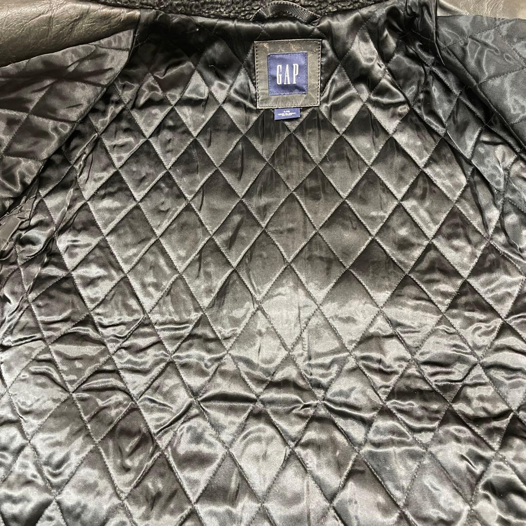 OLD GAP レザーボンバージャケット　本革　オールレザー