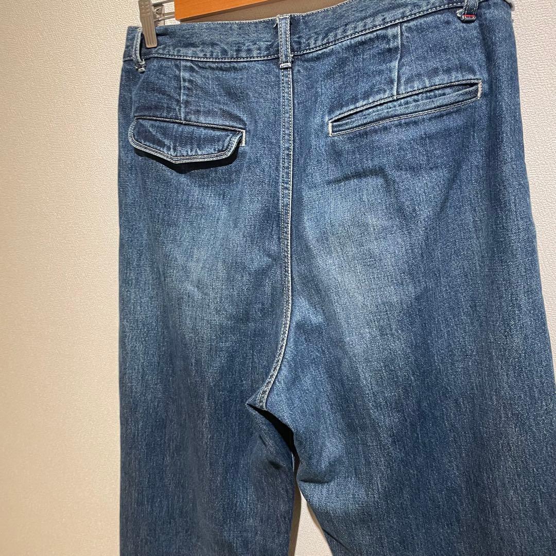 グラフペーパー　Selvage Denim Two Tuck Pants 1