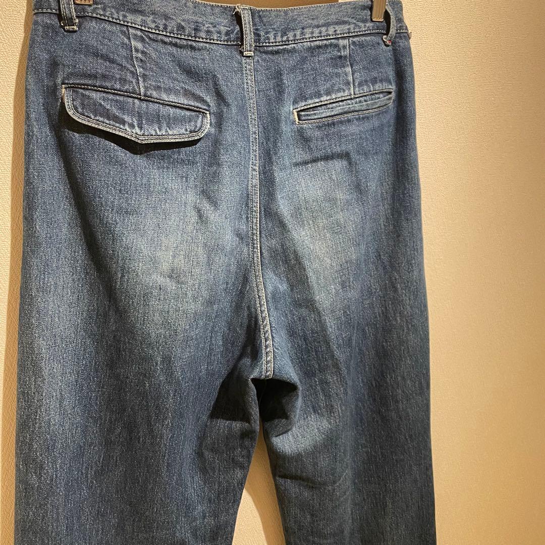 グラフペーパー　Selvage Denim Two Tuck Pants 1
