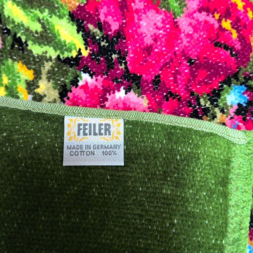 【新品・未使用】FEILER マルチクロス 花柄 75x75cm