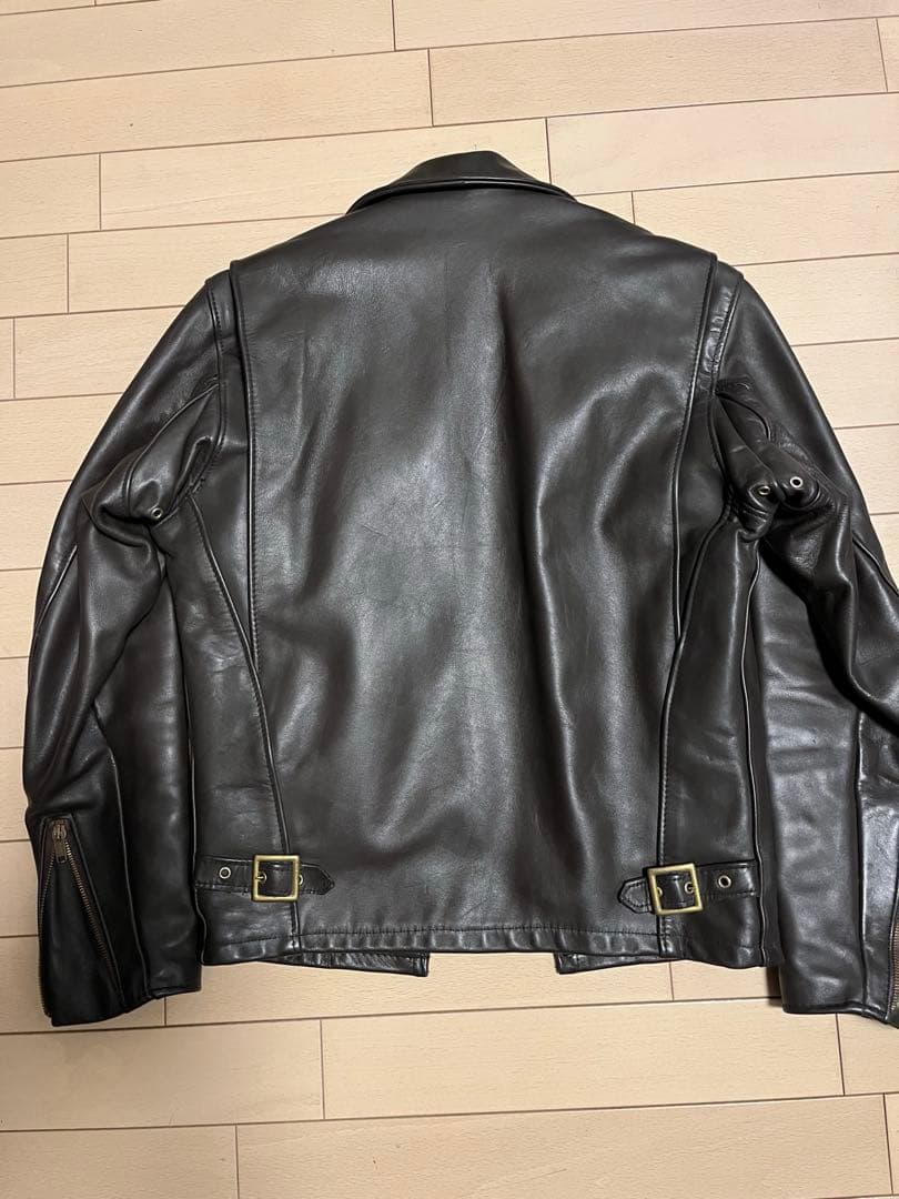 ◆美品/ブラウン　SCHOTT シングルライダース 642 サイズ34