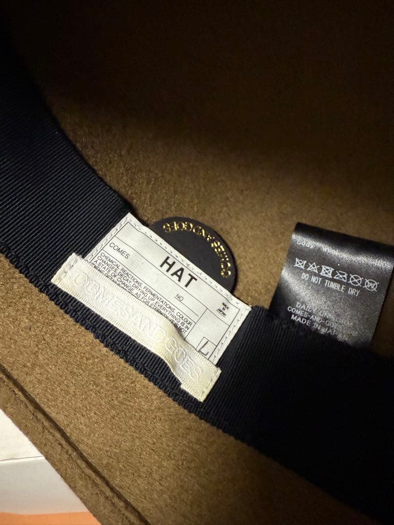 帽子 COMESANDGOES poland wool felt hat