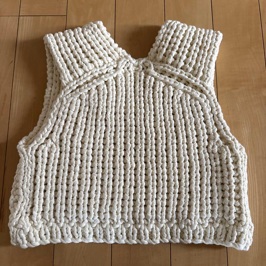 ゆ*う様 美品　Curensologyカレンソロジー　ローゲージハンドニットベス
