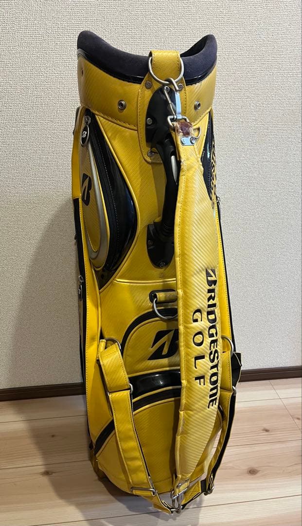 BRIDGESTONE GOLF イエローキャディバッグ