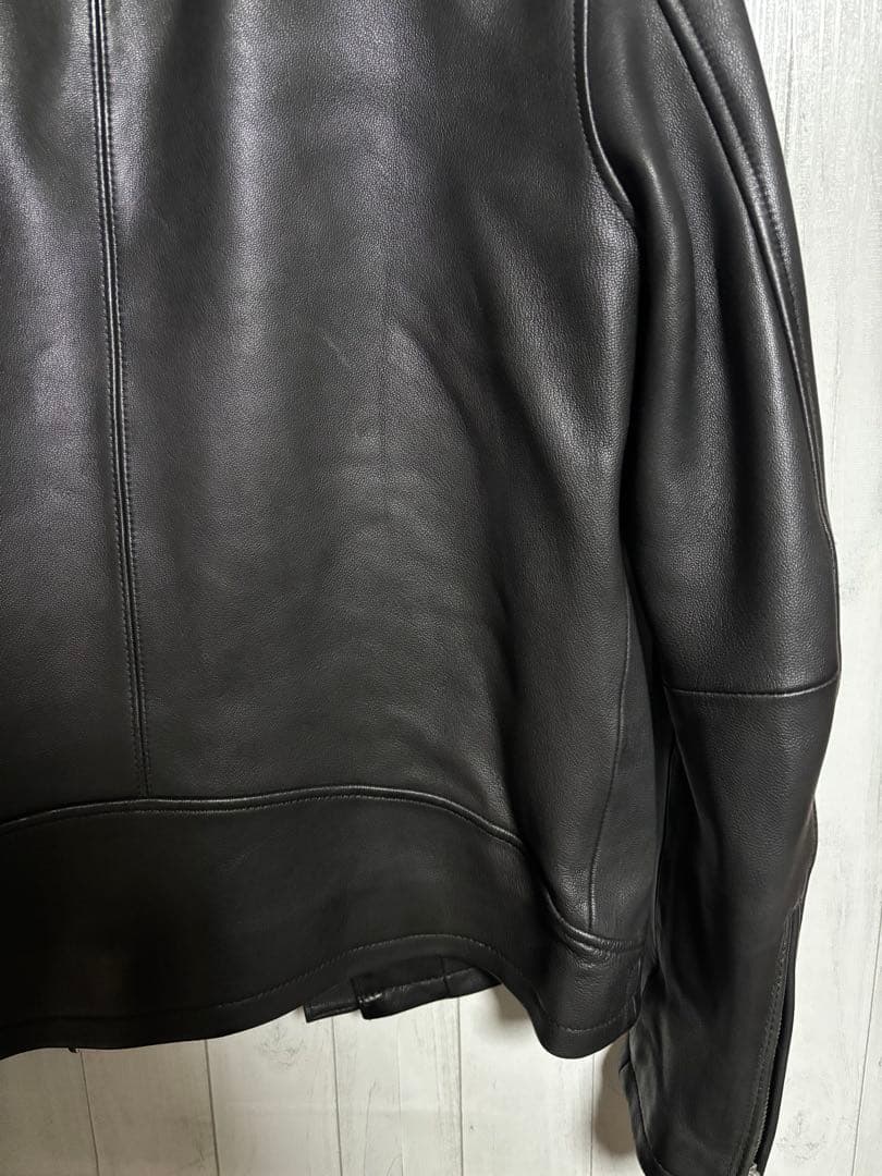 HARE ブラック シングルライダース　メンズジャケット M