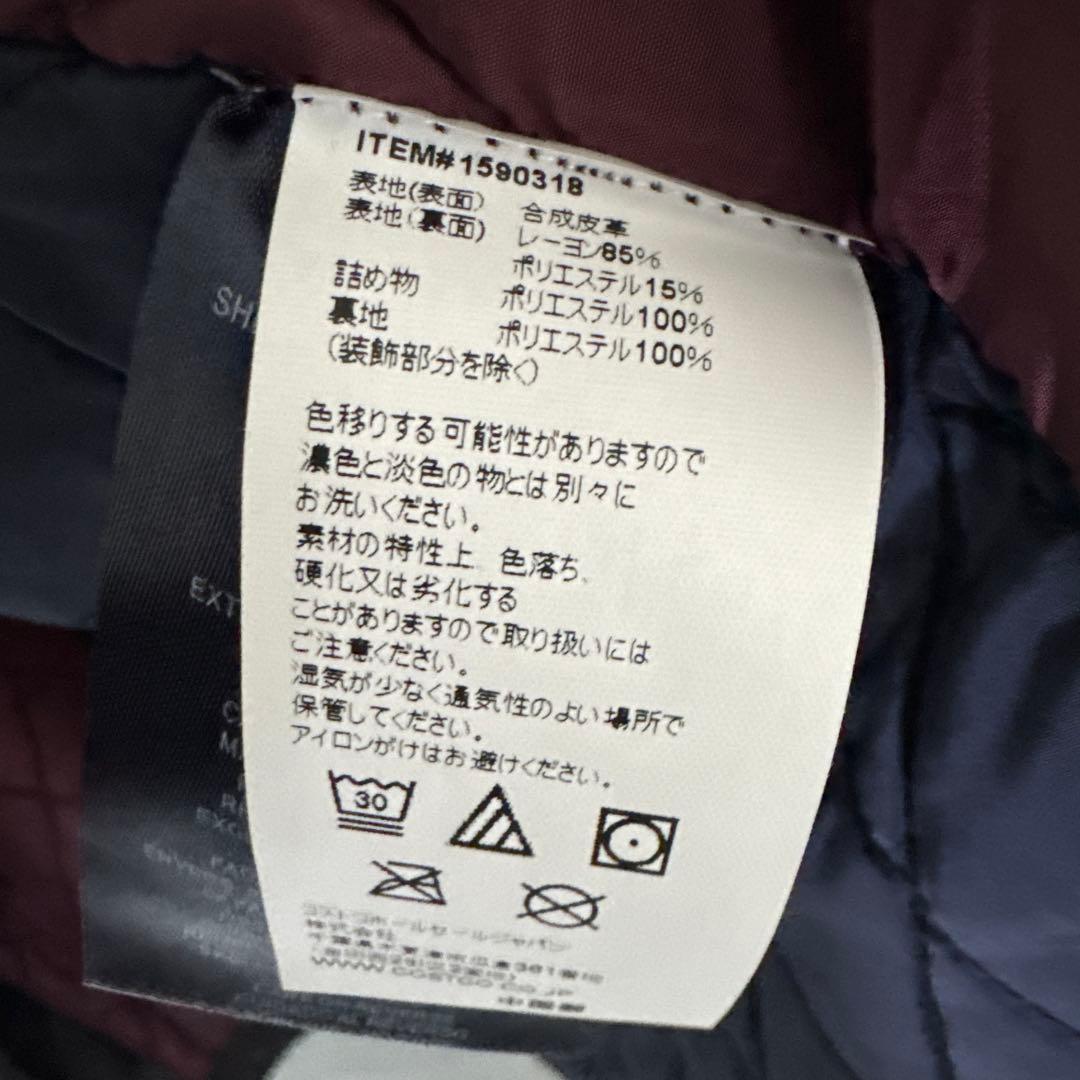 トミーヒルフィガー フェイクレザージャケット Sサイズ 革ジャン
