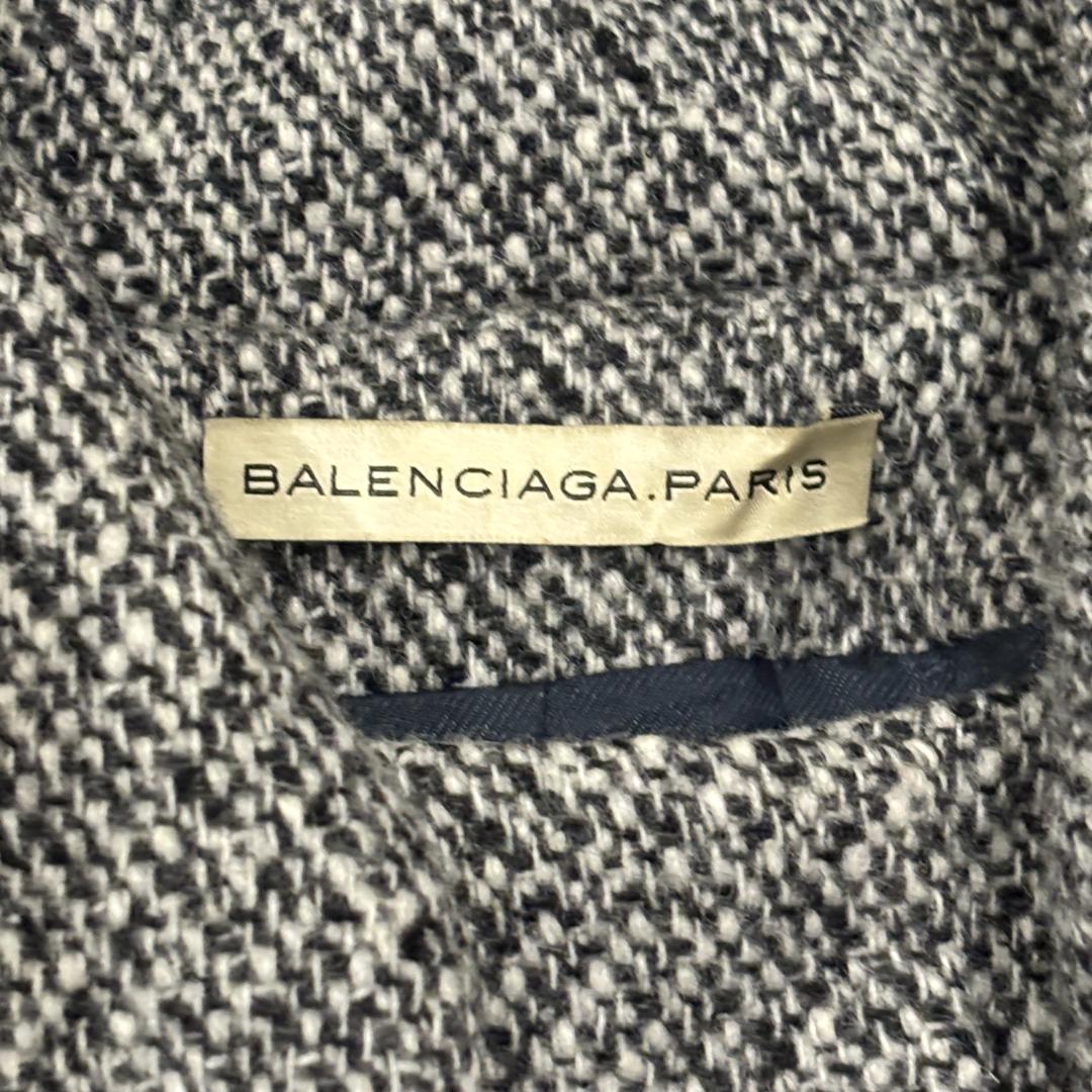 BALENCIAGA.PARIS（サイズ34）ツイードジャケット/グレー