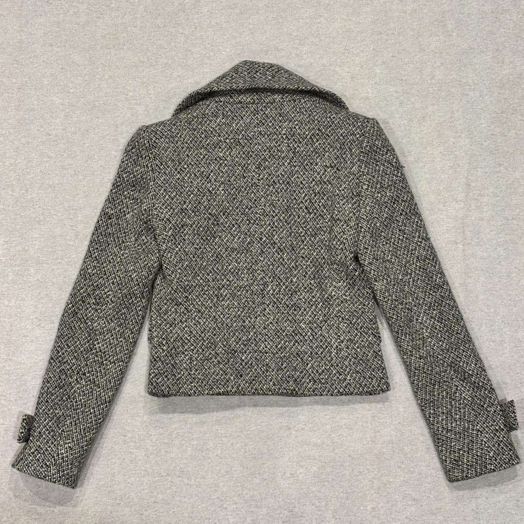 BALENCIAGA.PARIS（サイズ34）ツイードジャケット/グレー