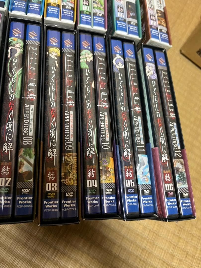 DVD　アニメ　ひぐらしのなく頃に開　紡1-6巻　結1-6巻　他セット