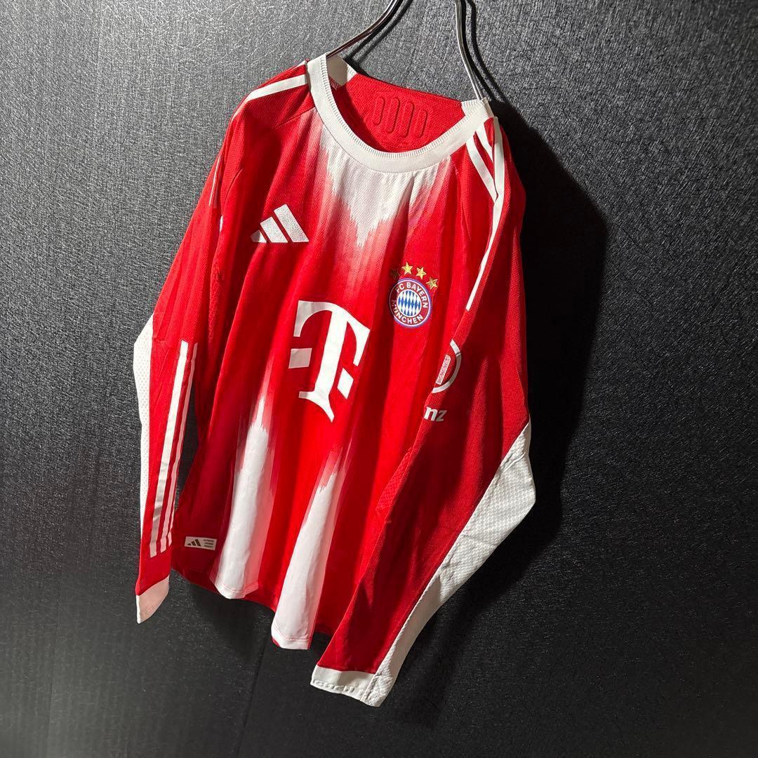 【★バイエルン】 adidas サッカー 新 ホームユニフォーム 長袖 2XL