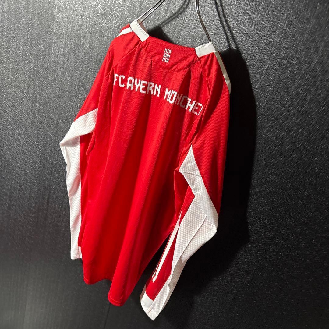 【★バイエルン】 adidas サッカー 新 ホームユニフォーム 長袖 2XL